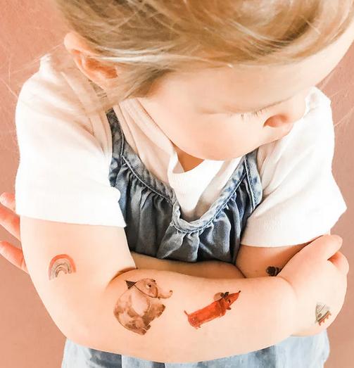 Bio Kindertattoos Herbstwald