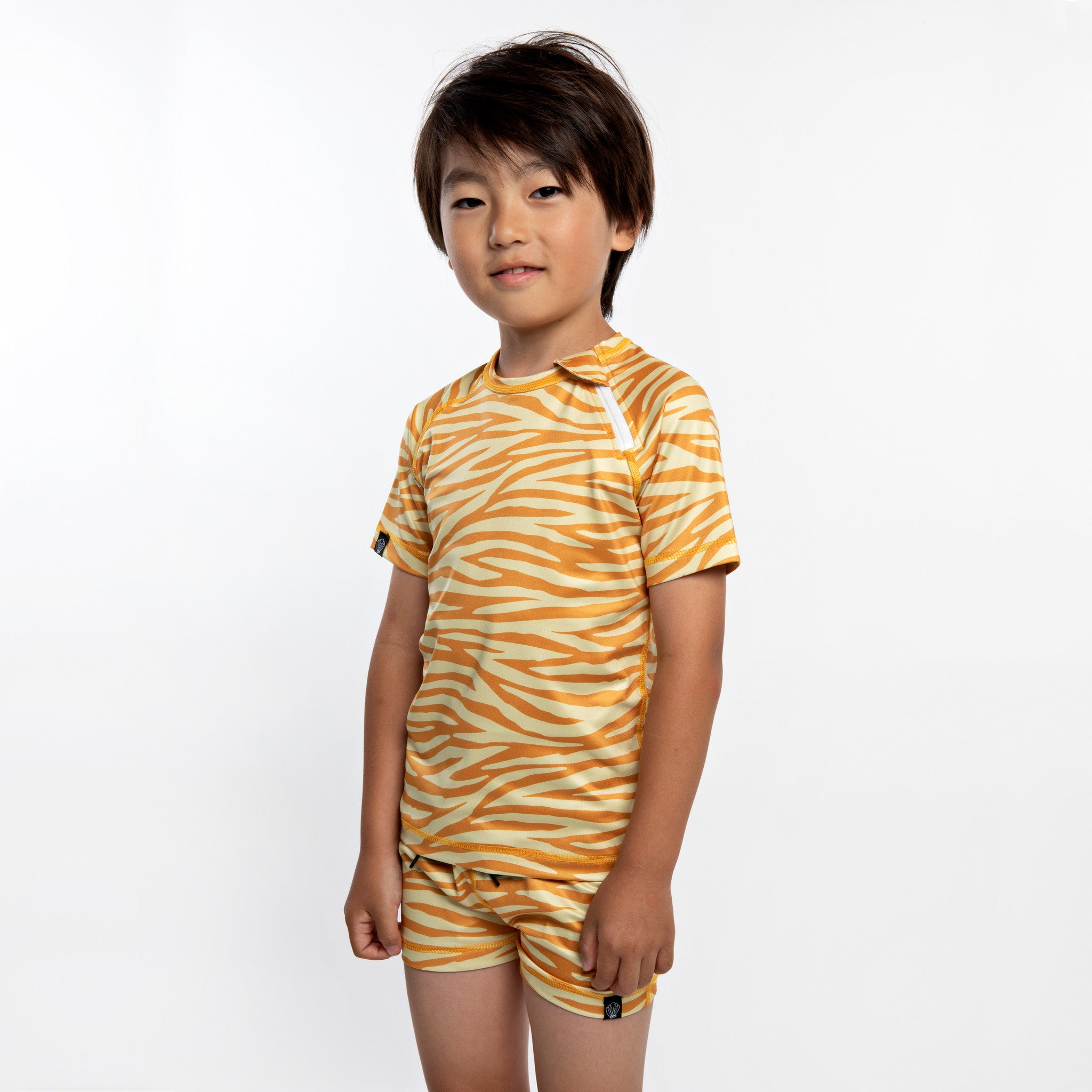 UV Badeshirt Golden Tiger
