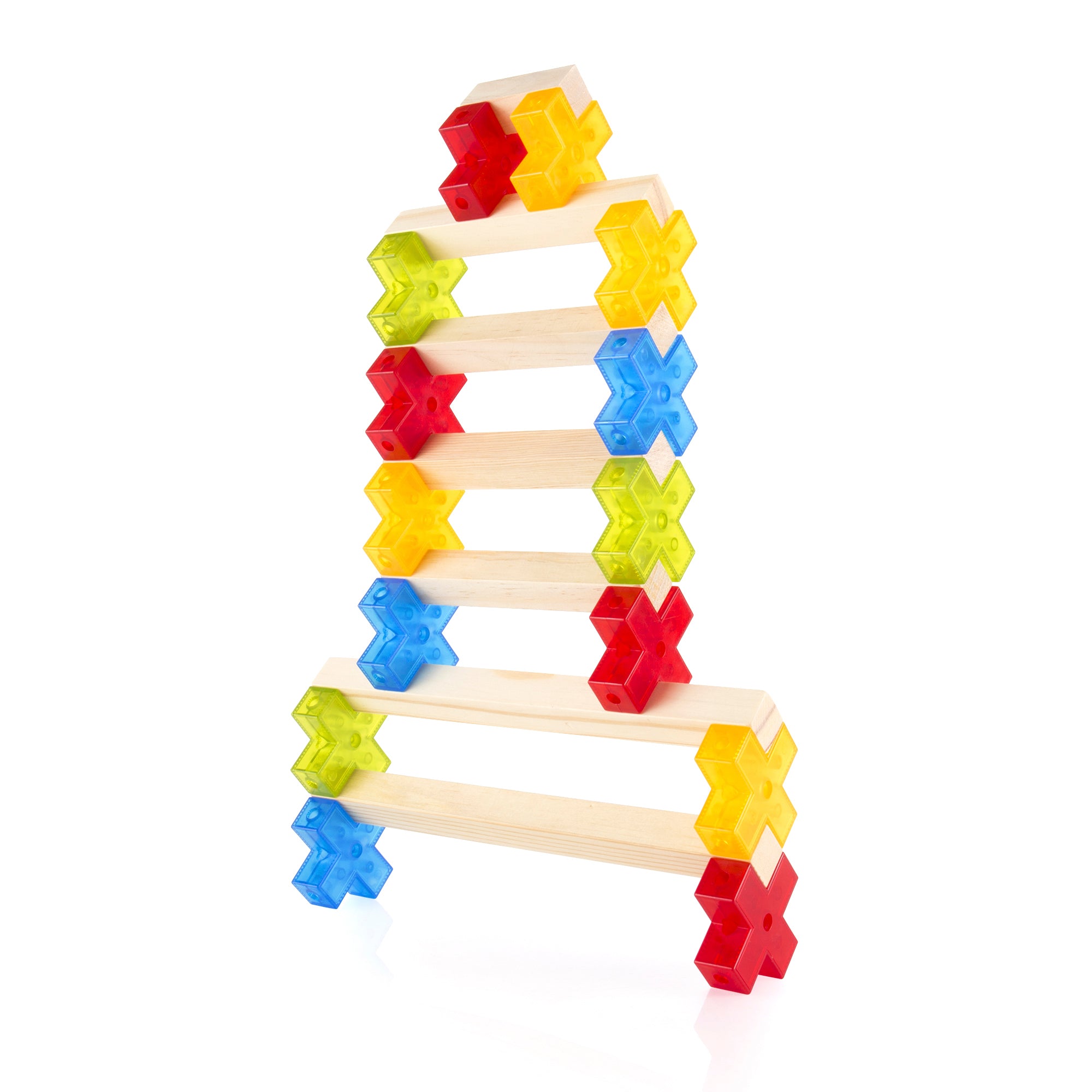 Lot de pailles en silicone Zoe, bleu multicolore