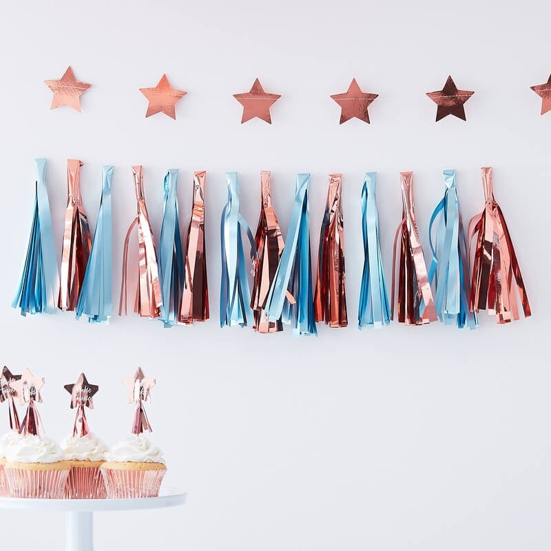 Lot de pailles en silicone Zoe, bleu multicolore
