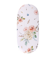Spanntuch für Wiege / Moseskorb / Kinderwagen Vintage Flowers