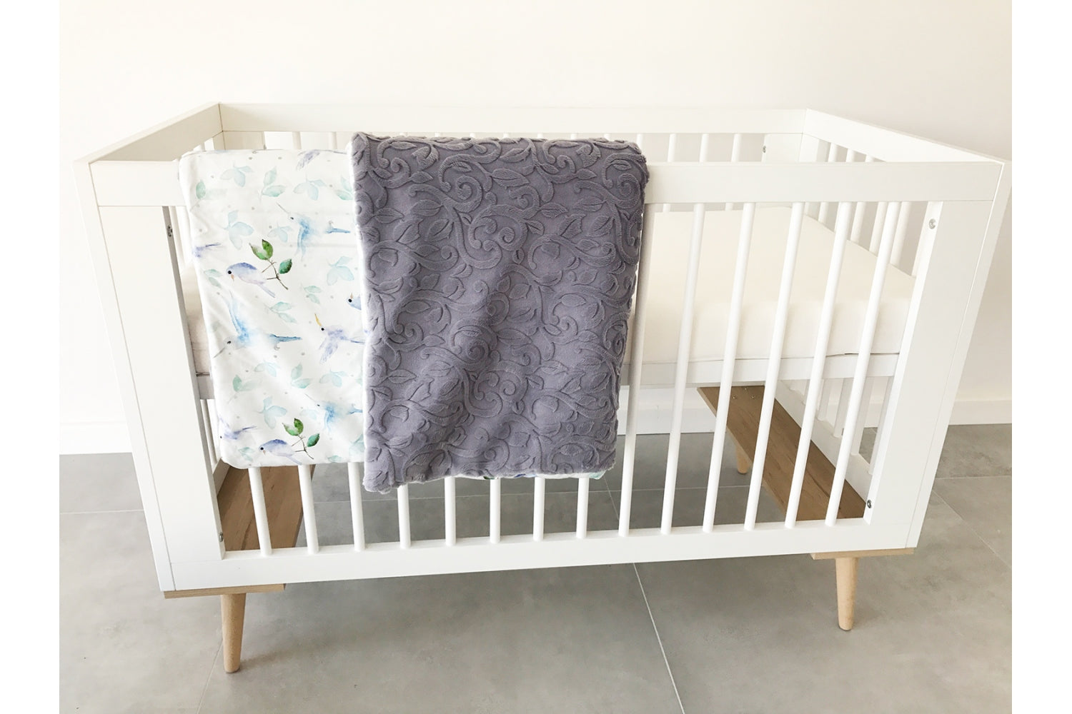 Luxe light Decke Heavenly Birds grey