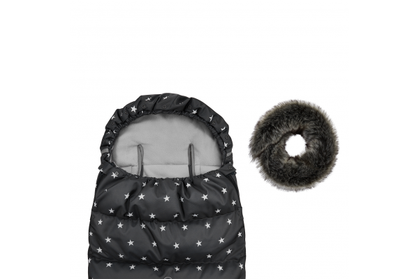 Fusssack Graphit Stars