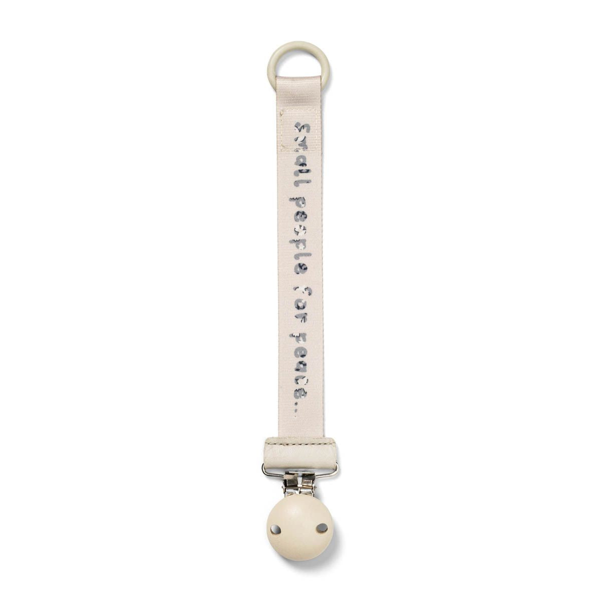 Schnuller- Band Holzclip small People for Peace