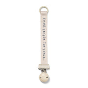 Schnuller- Band Holzclip small People for Peace