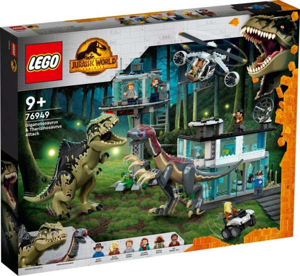 LEGO® Jurassic World™ 76949 - Giganotosaurus &amp; Therizinosaurus Attack