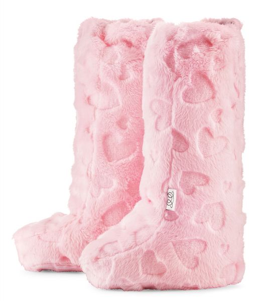 Maylily - Minky Babybooties pink lang