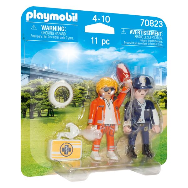 PLAYMOBIL® 70823 - DuoPacks Notarzt und Polizistin