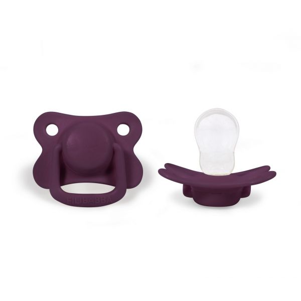 FILIBABBA - Schnuller 2er Set Plum 6+ Monate