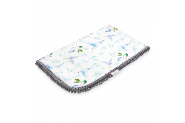 Maylily - PomPom Swaddledecke Heavenly Birds