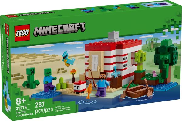 LEGO® Minecraft 21275 - Das TNT-Dschungelhaus