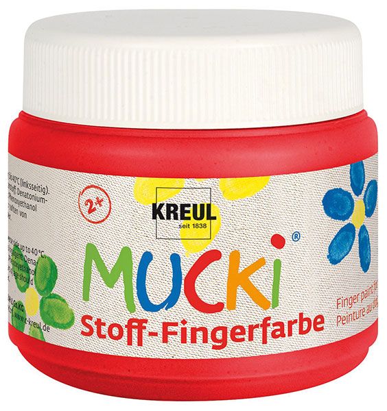 KREUL - MUCKI Fingerfarbe Rot 150 ml