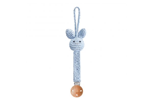 Maylily - Schnuller- Clip Bunny Blau