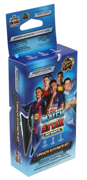 Topps - UEFA Champions League Match Attax 2025/2026 TC - ECO PACK Star Ballers