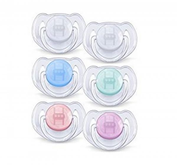 Philips Avent - Schnuller transparent, 6-18 Monate, 2 Stk.