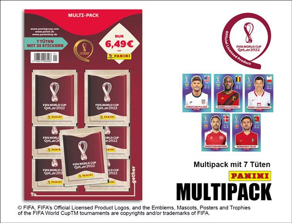 FIFA WM 2022 Sticker - Multipack