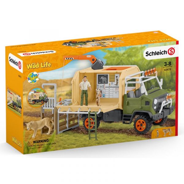 Schleich Wild Life 42475 - Großer Truck Tierrettung