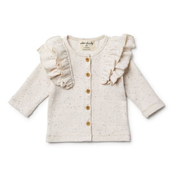 wilson &amp; frenchy - Fleck Cardigan Ruffles