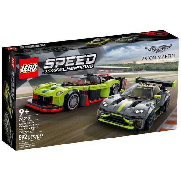 LEGO® Speed Champions 76910 - Aston Martin Valkyrie AMR Pro &amp; Aston Martin Vantage GT3