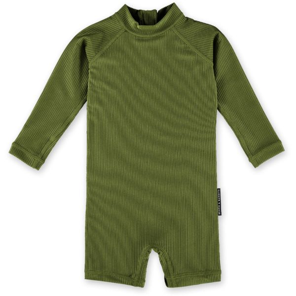 Beach &amp; Bandits - UV Badeoverall Baby Ribbed Pesto