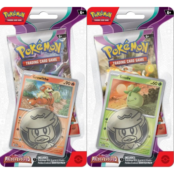 Pokemon Paldea Evolved Checklane Blister Set – Englisch