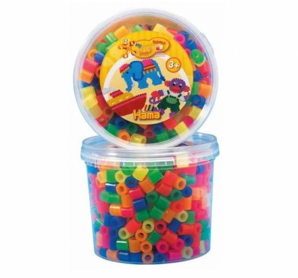Hama - Maxi Perlen Dose Neon