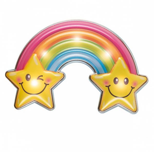 LED Wandsticker Lampe Regenbogen