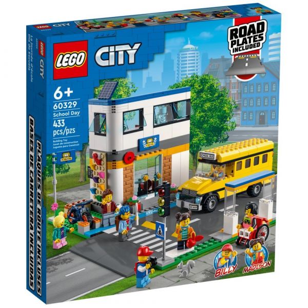 LEGO® City 60329 - Schule mit Schulbus