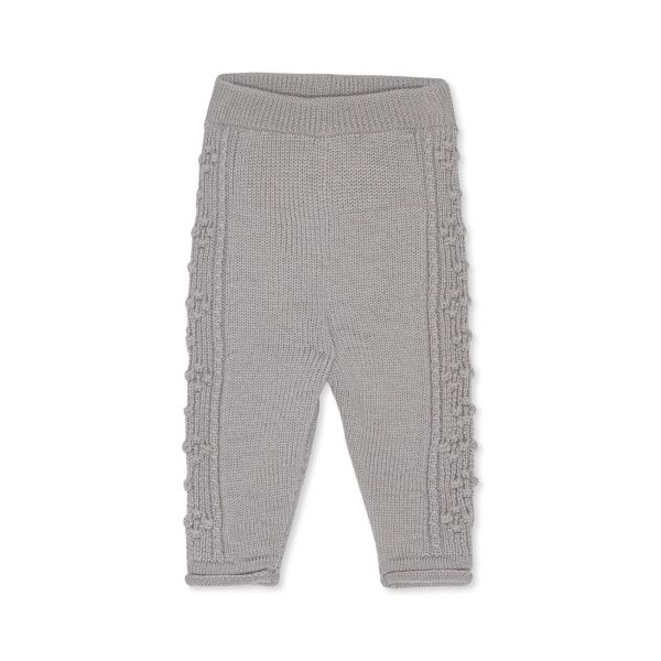 Konges Sløjd - Merino Strickleggings Grau