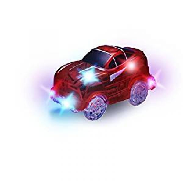 Magic Tracks Rennwagen Rot mit 5 LEDs