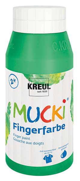 KREUL - MUCKI Fingerfarbe grün, 750 ml