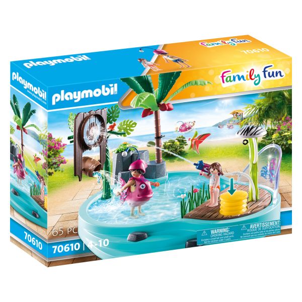 PLAYMOBIL® 70610 - Spassbecken mit Wasserspritze