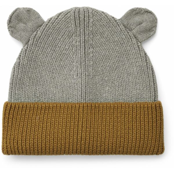 LIEWOOD - Gina Beanie Grey Melange - Caramel