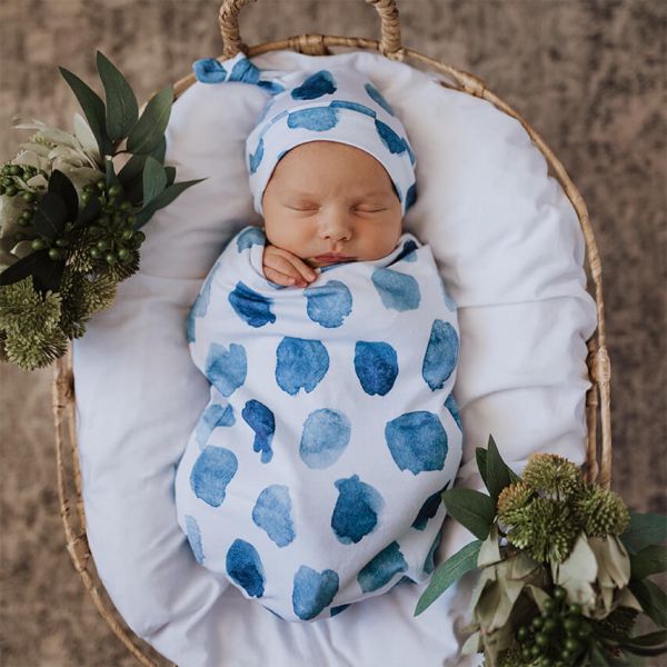 Snuggle Hunny - Ocean Skies Snuggle Puck- Sack mit Beanie