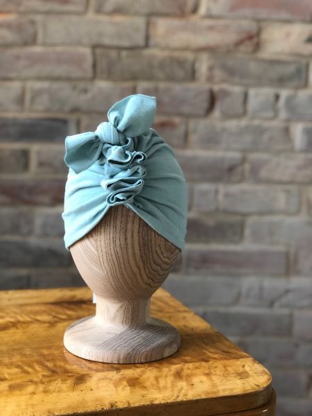 Looks by Luks - Turban Organic Baby blue