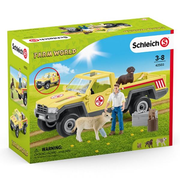 Schleich 42503 Farm World - Tierarztbesuch auf dem Bauernhof