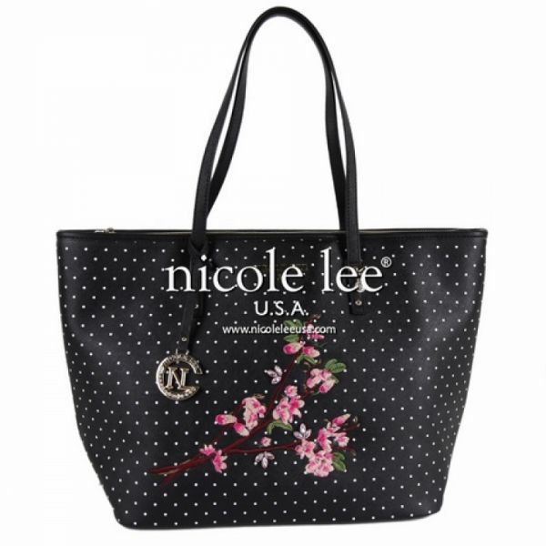 Nicole Lee - Handtasche &quot;Kayley Floral&quot; Shopper Bag schwarz