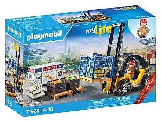 PLAYMOBIL® 71528 - Gabelstapler mit Fracht