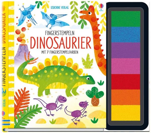 Usborne Verlag - Fingerstempeln: Dinosaurier