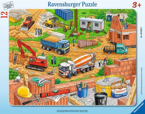 Ravensburger - Kinderpuzzle Arbeit auf der Baustelle