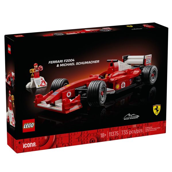 LEGO® Icons 11375 - Ferrari F2004 und Michael Schumacher
