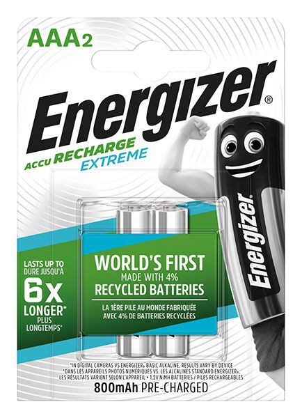 Energizer - NiMH-Akku Extreme AAA, 2 Stück