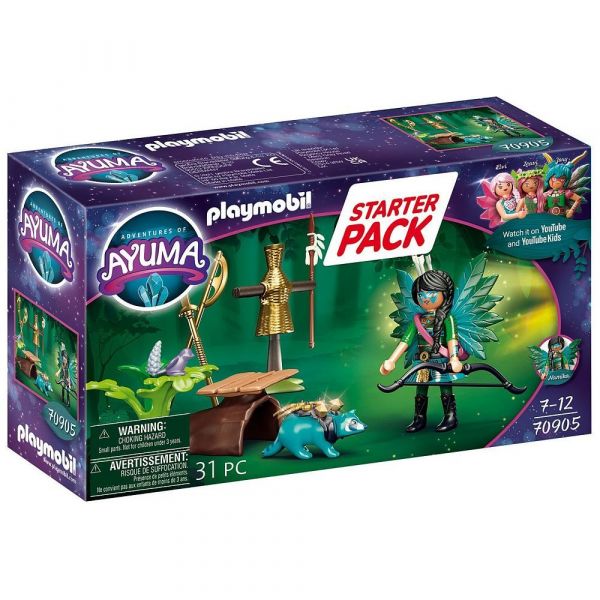 PLAYMOBIL® Ayuma 70905 - Starter Pack Knight Fairy mit Waschbär