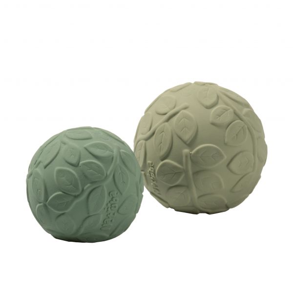 Natruba - Baby Sensorik Spielbälleset Grün-Mint