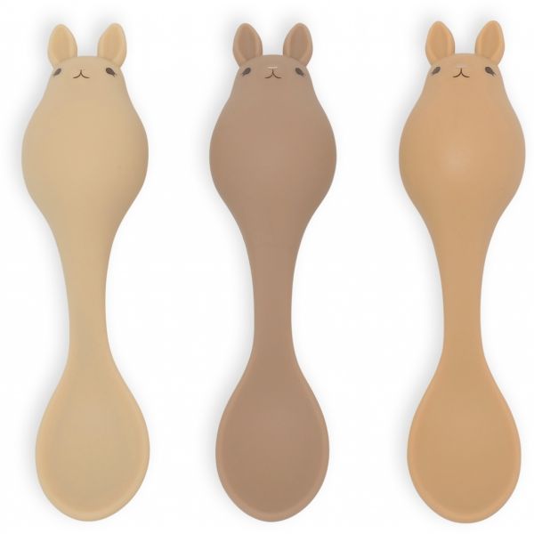 Konges Sløjd - Babylöffel Bunny Rose- Beige