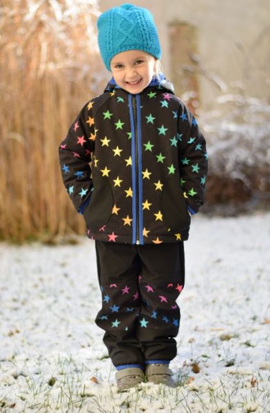 Green Baby - Softshell Hosen Rainbow Stars