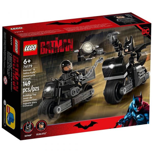 LEGO® DC Super Heroes 76179 – Batman &amp; Selina Kyle Verfolgungsjagd auf dem Motorrad