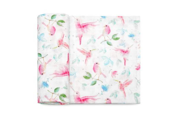 Maylily - Bambus Muslin Swaddle Paradise Birds