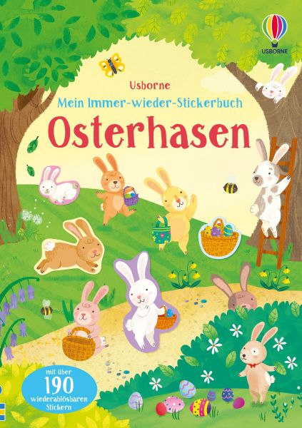Usborne Verlag - Mein Immer-wieder-Stickerbuch: Osterhasen