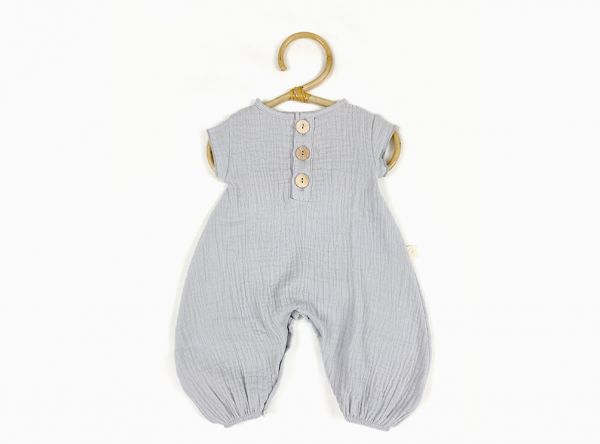 Mrs Ertha - Muslin Overall Grau